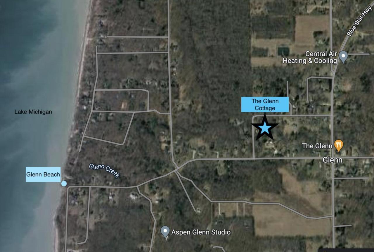 The Charming Glenn Cottage! Walk To Lake Michigan! Fennville Eksteriør bilde